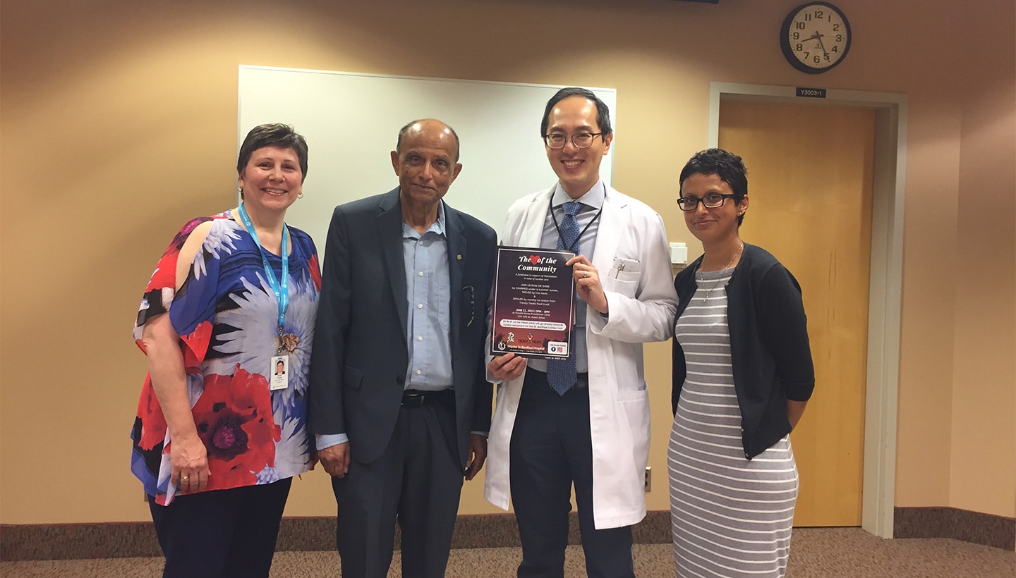 3rd-Party-Event_Heart-of-the-Community_Karen-Fowler-Bachu-Purohit-Dr-Khoo-SBH-Cardiologist-Misha-Purohit