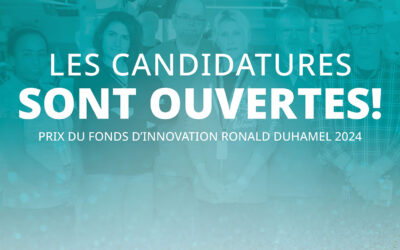 Les candidatures sont ouvertes!