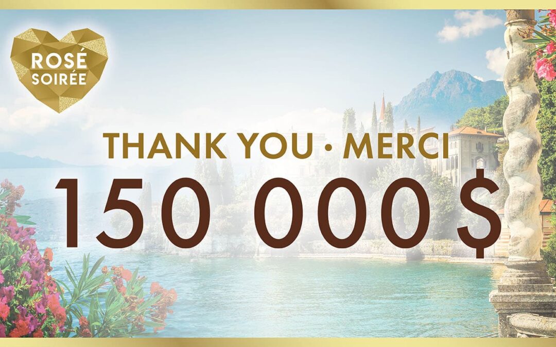 Une belle soirée de dons : la Soirée Rosé épate les invités une fois de plus!