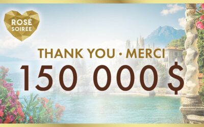 Une belle soirée de dons : la Soirée Rosé épate les invités une fois de plus!