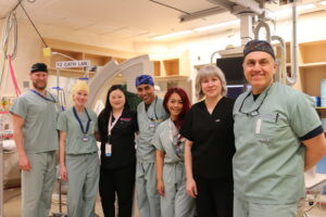 The Cath Lab team at St. Boniface Hospital.